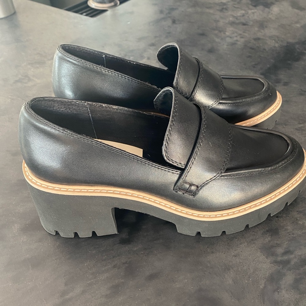 Dolce Vita Tammy Chunky Leather Loafer - Size 8